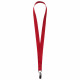 Лента для бейджа Neckband, красная