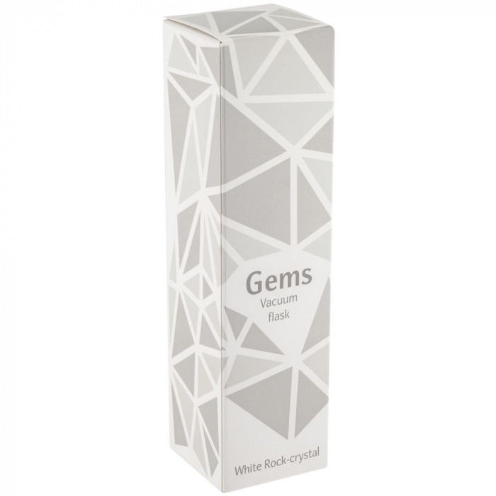 Термос Gems White Rock Crystal, белый горный хрусталь
