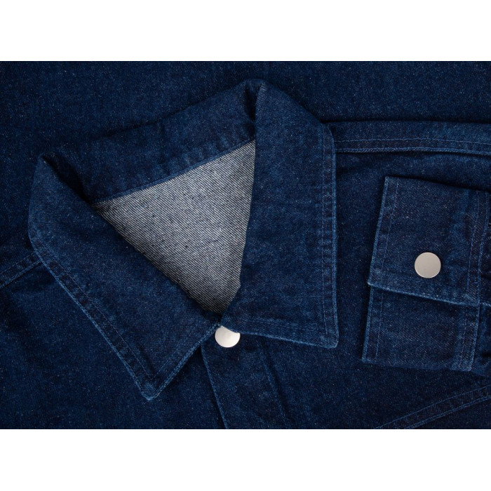 Куртка джинсовая O2, темно-синяя, размер 3XL/4XL
