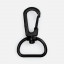 Застежка-карабин Snap Hook, M, черная