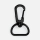 Застежка-карабин Snap Hook, M, черная Застежка-карабин Snap Hook, M, черная