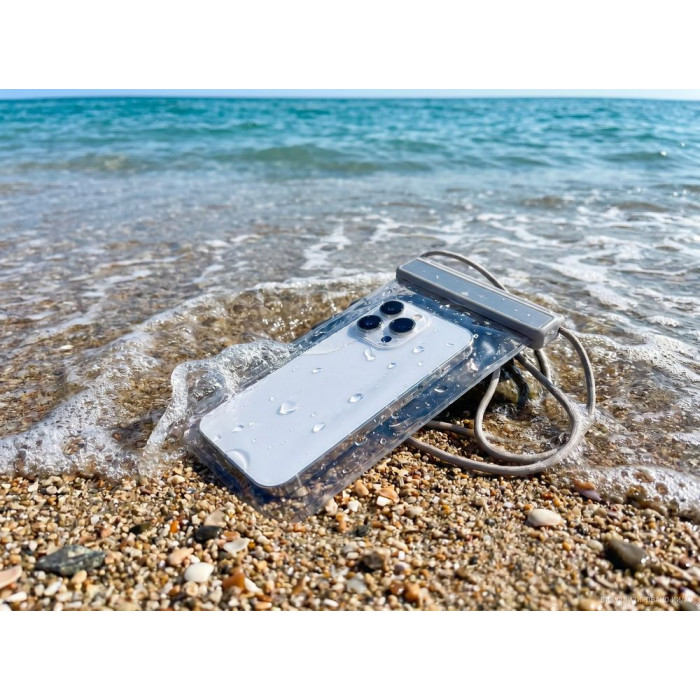 Водонепроницаемый чехол для телефона Aqualock, серый