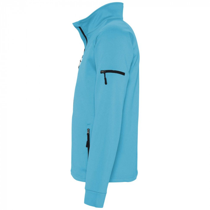 Куртка флисовая мужская New look men 250 бирюзовая, размер S