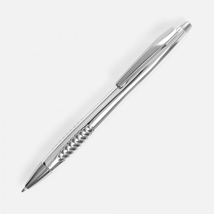 Ручка шариковая Barracuda, серебристая