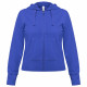 Толстовка женская Hooded Full Zip ярко-синяя, размер XS
