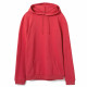 Толстовка с капюшоном унисекс Hoodie, красный меланж, размер XS Толстовка с капюшоном унисекс Hoodie, красный меланж, размер XS