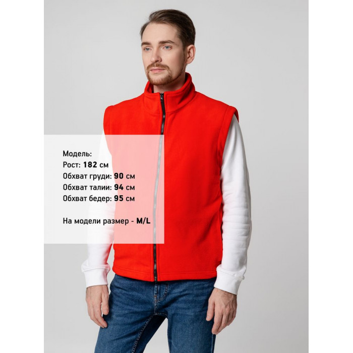 Жилет флисовый Manakin, красный, размер XS/S