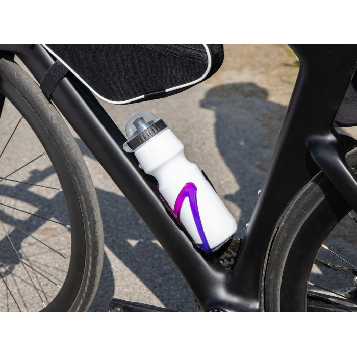 Бутылка для велосипеда Bikescape, белая с синим