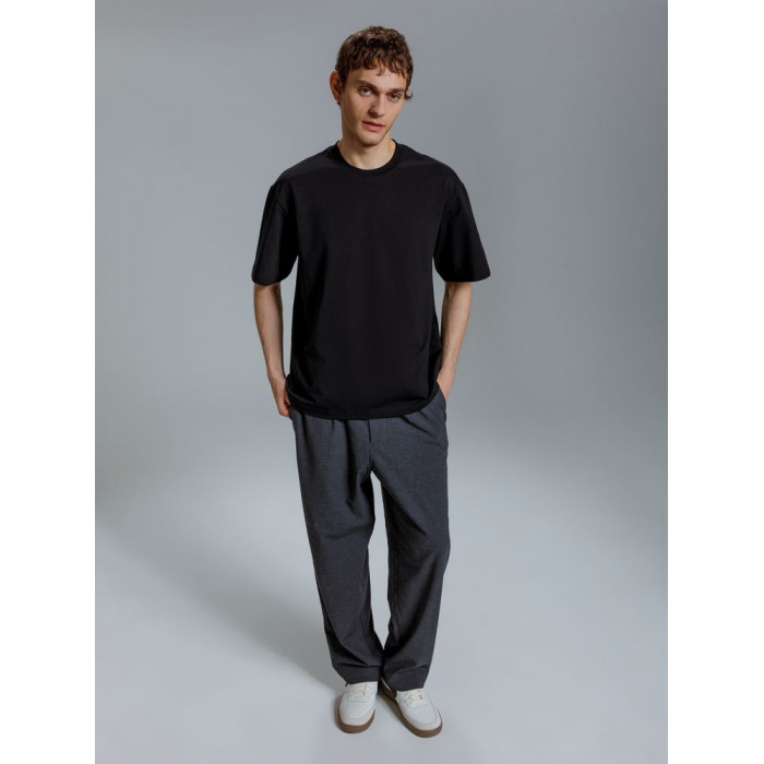 Футболка оверсайз Kangas, черная, XL/XXL
