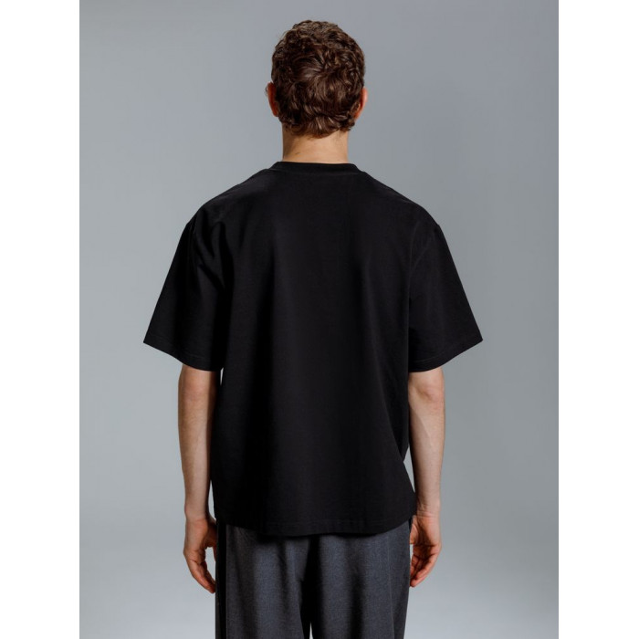 Футболка оверсайз Kangas, черная, XL/XXL