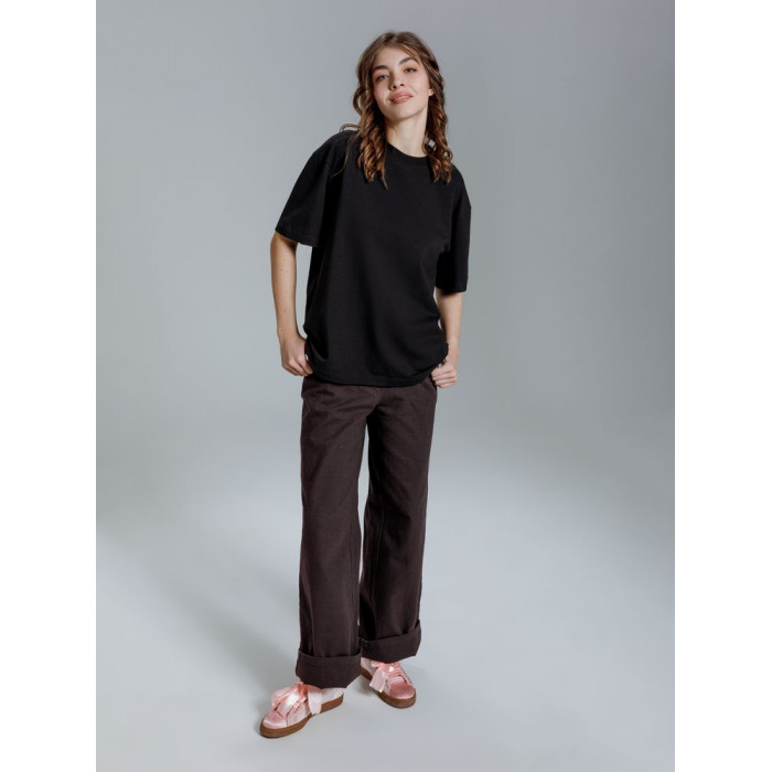 Футболка оверсайз Kangas, черная, XL/XXL