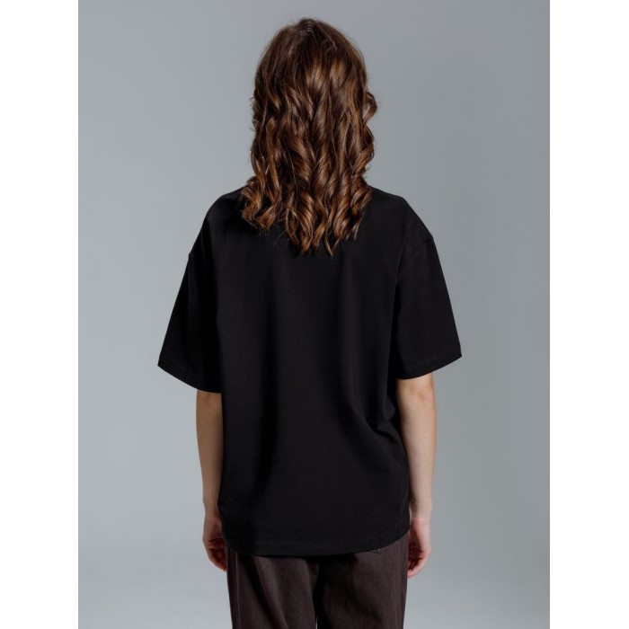 Футболка оверсайз Kangas, черная, XL/XXL