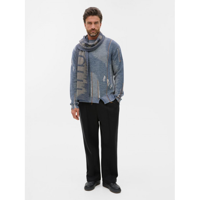 Шарф Denim XL на заказ, полушерсть