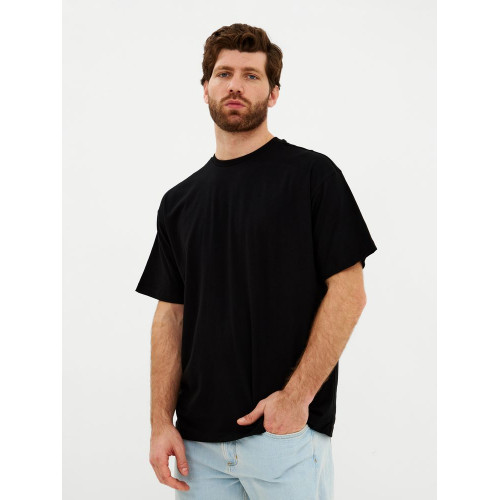 Футболка Oversize Premium, черная, размер XL