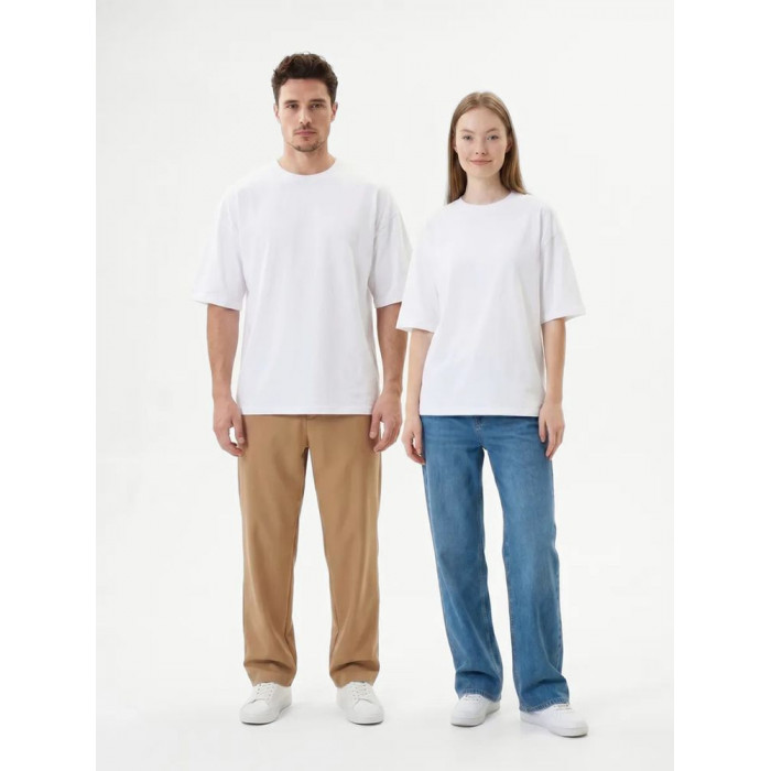 Футболка Oversize Premium 210, белая, размер S