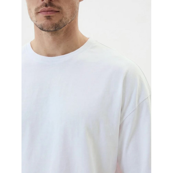Футболка Oversize Premium 210, белая, размер S