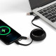 Складной кабель с переходниками pocketCoil, черный Складной кабель с переходниками pocketCoil, черный