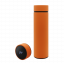 Термос Reactor софт-тач с датчиком температуры (оранжевый)