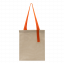 Шоппер Superbag Light, с внутренним креплением (полукольцо) (неокрашенный с оранжевым)