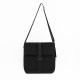 Шоппер Superbag Companion, с тремя отделениями, боковым креплением (карабин) и карманом (черный)