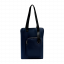 Шоппер Superbag Pocket, с внутренним креплением (карабин) и чехлом для мелочей (темно-синий с черным)