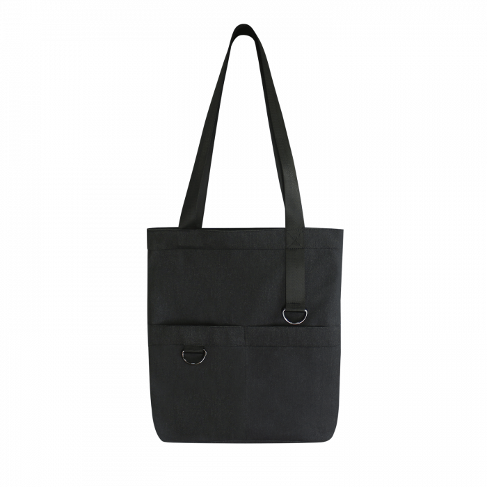 Шоппер Superbag ZIP, с двумя карманами и молнией (черный)