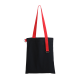 Шоппер Superbag black (чёрный с красным)