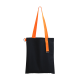 Шоппер Superbag black (чёрный с оранжевым)
