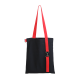Шоппер Superbag black с ремувкой 4sb (чёрный с красным)