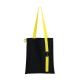 Шоппер Superbag black с ремувкой 4sb (чёрный с жёлтым)