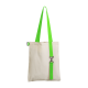 Шоппер Superbag с ремувкой 4sb (неокрашенный с салатовым)