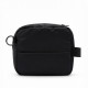 Несессер Superbag Bubble, стёганый, на молнии, с креплением на кольцо-карабин (черный)