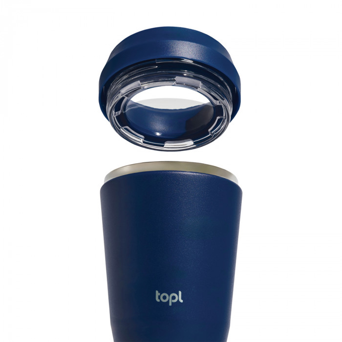 Термостакан Topl из переработанной стали с крышкой 360°, 235 мл