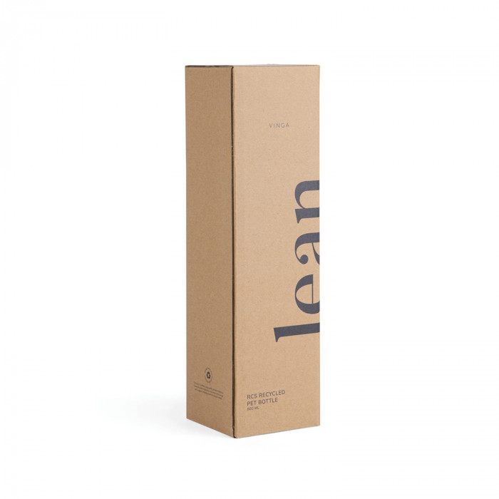 Бутылка для воды VINGA Lean из rPET RCS, 800 мл