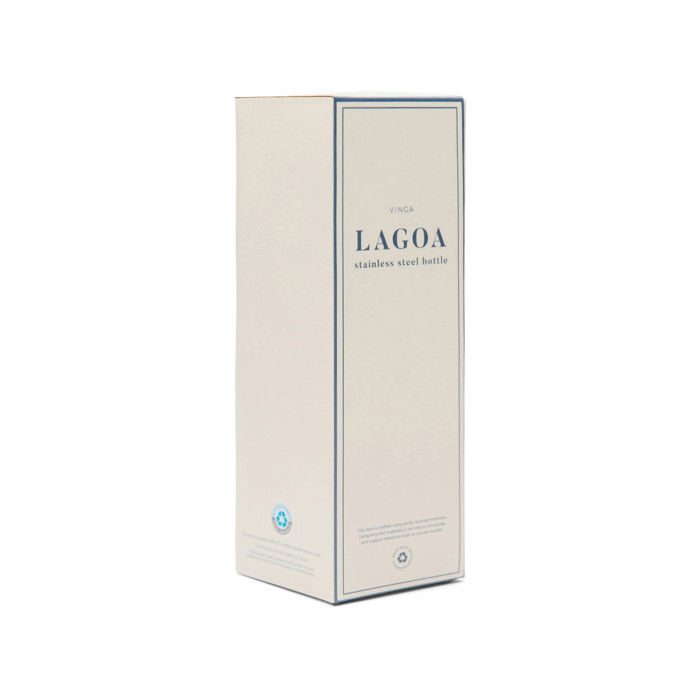 Термобутылка VINGA Lagoa из нержавеющей стали RCS SS, 600 мл