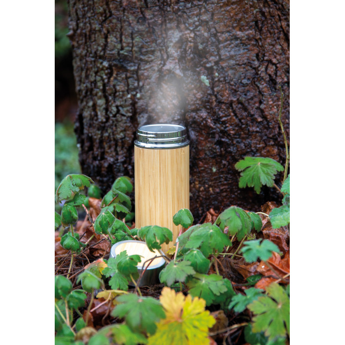 Герметичная вакуумная бутылка Bamboo, 350 мл