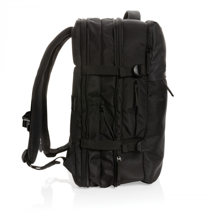 Рюкзак для путешествий Swiss Peak из rPET AWARE™ с регулируемым объемом, 15.6"