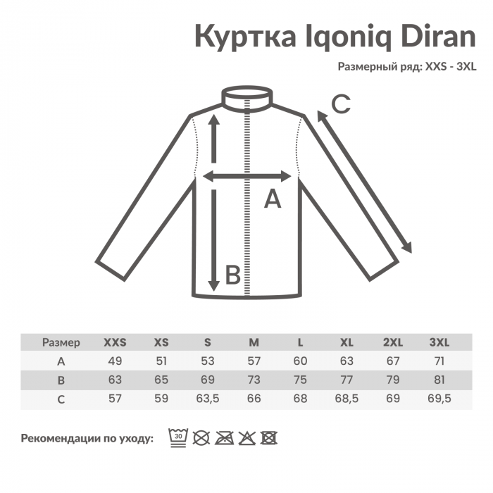 Куртка Iqoniq Diran из переработанного полиэстера AWARE™, унисекс, 320 г/м²