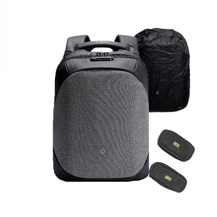 Рюкзак KORIN ClickPack Pro 46х34х16 см, комбинированный черный/серый