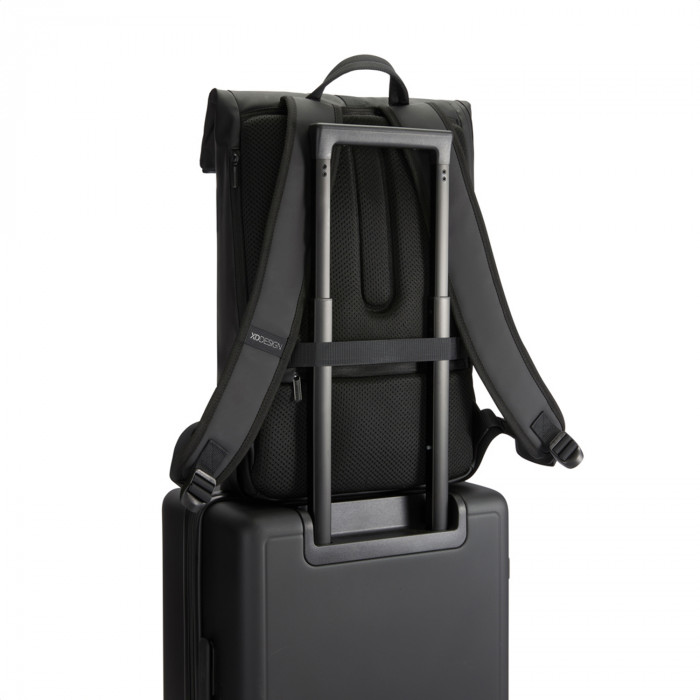 Антикражный водонепроницаемый рюкзак Urban Flap-Top, черный