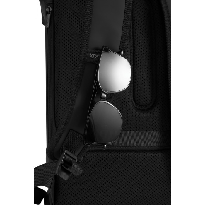 Антикражный водонепроницаемый рюкзак Urban Flap-Top, черный