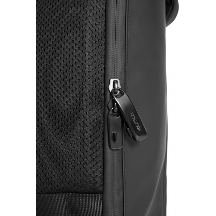 Антикражный водонепроницаемый рюкзак Urban Flap-Top, черный