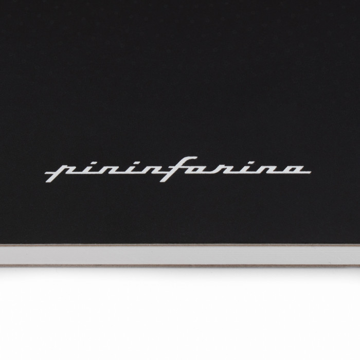 Блокнот линованный Pininfarina из каменной бумаги в твердой обложке, А5, черный