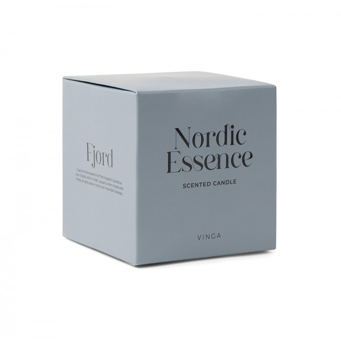 Маленькая ароматическая свеча VINGA Nordic Essence в стекле