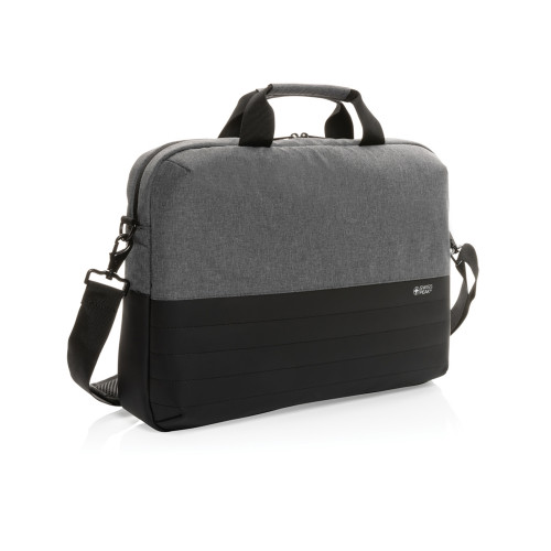 Сумка для ноутбука Swiss Peak с RFID-защитой из rPET AWARE™, 15,6’’ Сумка для ноутбука Swiss Peak с RFID-защитой из rPET AWARE™, 15,6’’