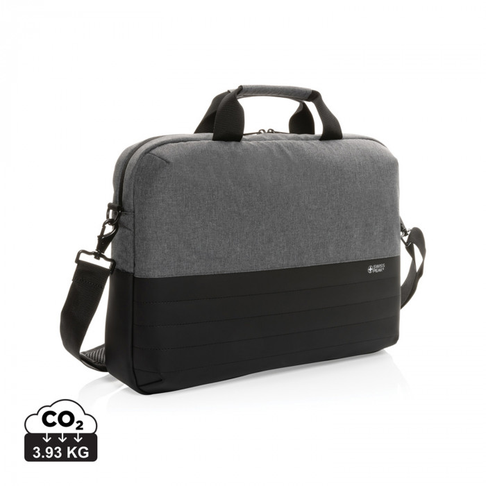 Сумка для ноутбука Swiss Peak с RFID-защитой из rPET AWARE™, 15,6’’