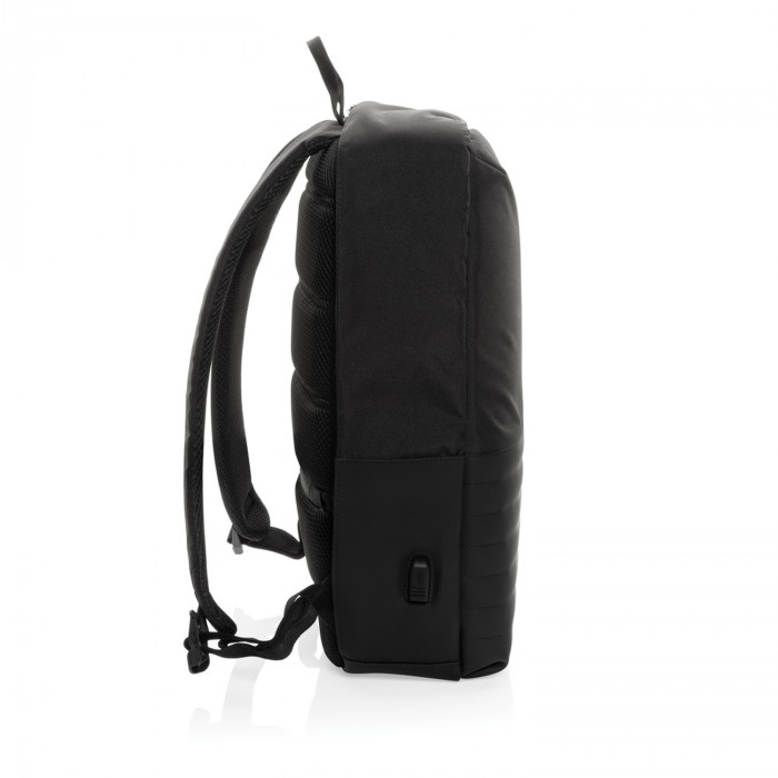 Антикражный рюкзак для ноутбука Swiss Peak с RFID-защитой из rPET AWARE™, 15,6’’
