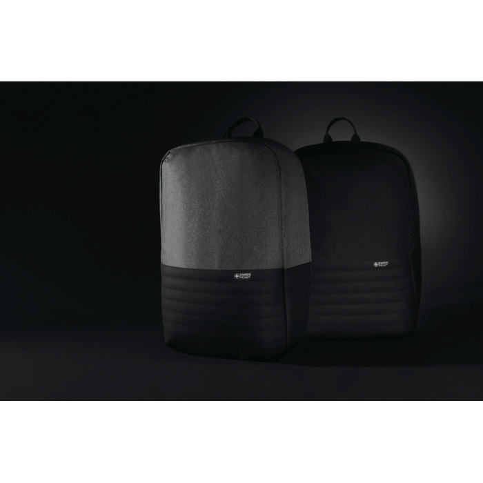 Антикражный рюкзак для ноутбука Swiss Peak с RFID-защитой из rPET AWARE™, 15,6’’