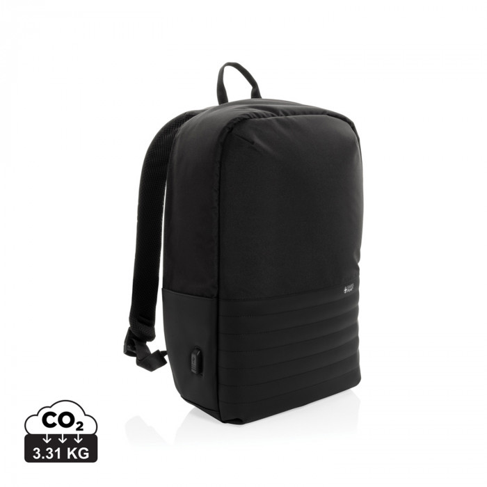 Антикражный рюкзак для ноутбука Swiss Peak с RFID-защитой из rPET AWARE™, 15,6’’