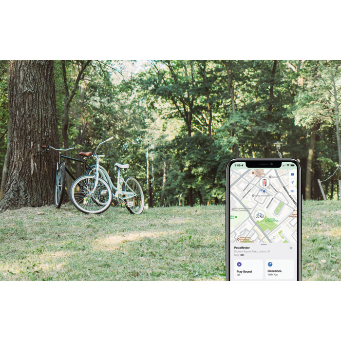 Велосипедный звонок Pedalfinder с технологией Find My